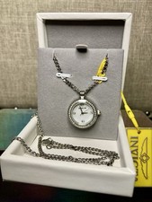 INVICTA Mini Angel Necklace Watch with Mother of Pearl Dial