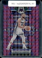 2022-23 Panini Mosaic Domantas Sabonis /99 Base Mosaic Purple #65 Ungraded