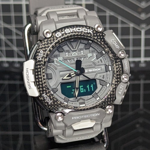 Casio G-Shock GR-B200 GRAVITYMASTER Grey Bluetooth Quad Sensor RAF Collab Master - Imagen 2 de 12