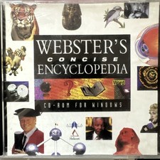 New Sealed Vintage 1994 Webster's Concise Encyclopedia CD PC Used - 163