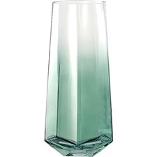 Glasvase Blumenvase Blumenvasen Dekoration Vase 25cm Glas Grün