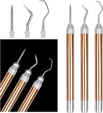 3PCS LED Weeding Tools for Vinyl with Light Pin and Hook Lighted Pin...