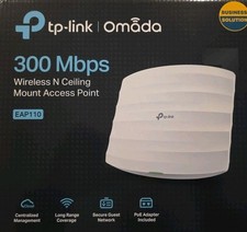 TP-Link Omada EAP110 300Mbps Wireless N Ceiling Mount Access Point  EAP 110