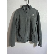 The North Face Full Zip Fleece Jacket Men's M Gray Comfort 721509