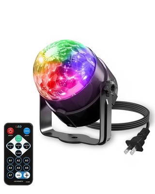 Disco Ball with Remote Strobe Light, DJ Party Lighting for Home Room Dance Bi...