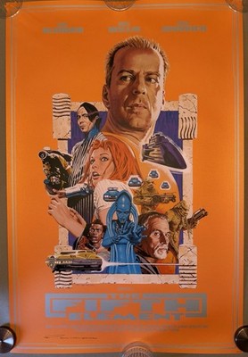 THE FIFTH ELEMENT Paul Mann Variant Art Print Poster AP /22 Roxy Screening