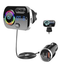 Bluetooth FM Transmitter für Auto, Auto Lade...