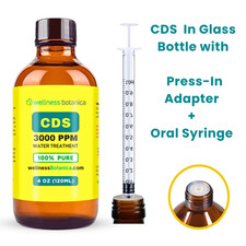 CDS Water Purification Solution Ready to Use Drops 100 Pure 4oz Glass Bottle