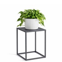 Howhomely BlumenstäNder PflanzenstäNder Aus Metall 40Cm Dunkelgrau Blumenhocker