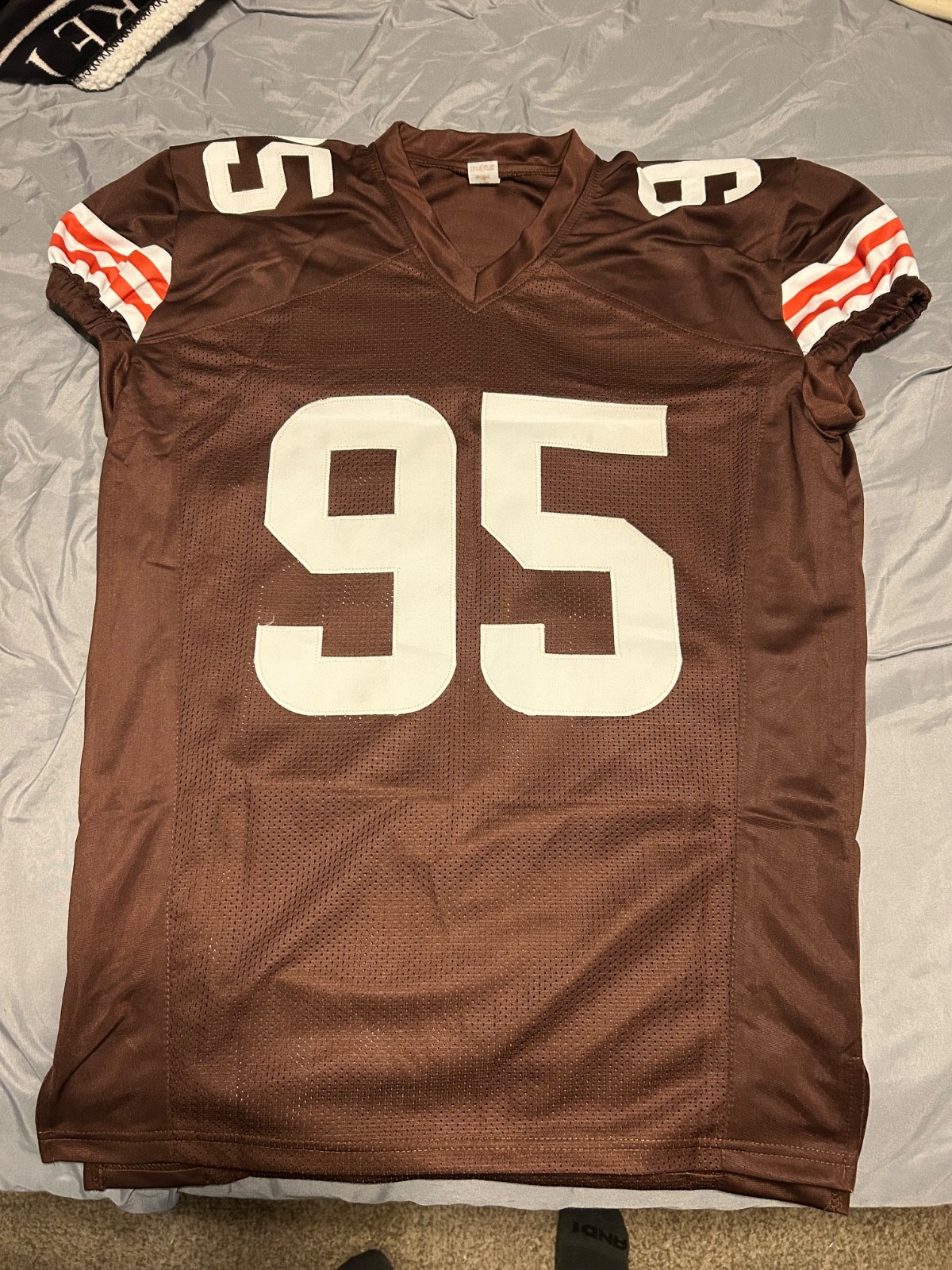 myles garrett Autographed Signed Cleveland Browns custom jersey 