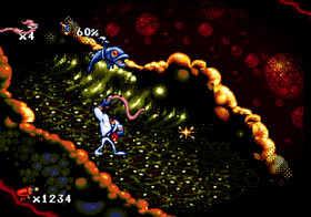 Earthworm Jim - Sega Genesis Game