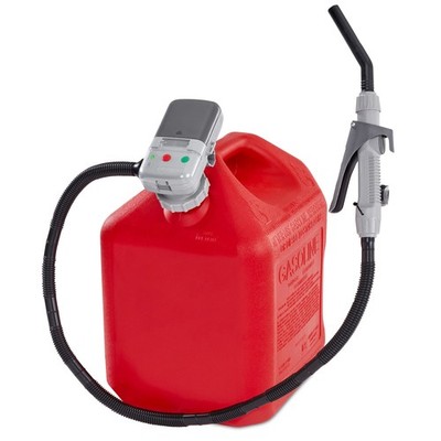 Deway Automatic Fuel Transfer Pump with Nozzle for Flow Control & L, Grey 