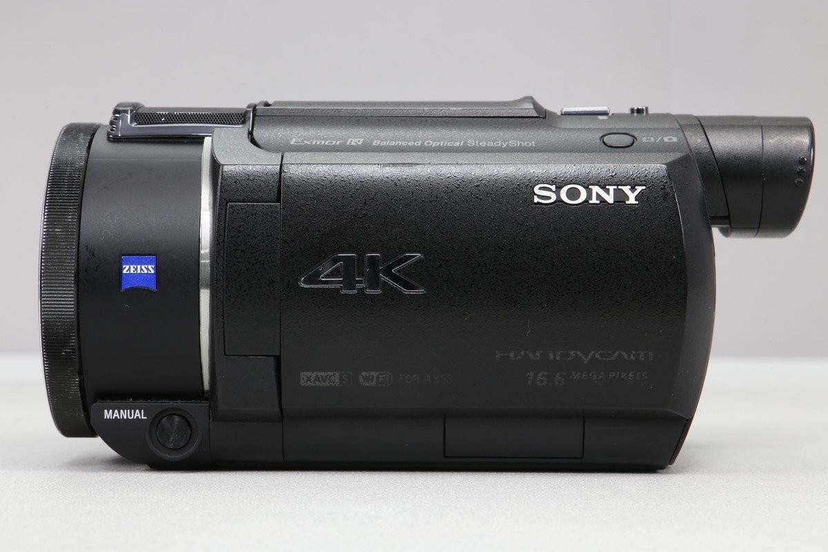 Sony Handycam FDR-AX55 Black 4K Camcorder Video Camera 20x Zoom