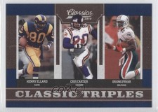 2010 Classics Classic Triples Henry Ellard Cris Carter Irving Fryar #5 HOF 0l1