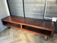 Rustic Wooden TV Stand/ Handmade/ Chunky Solid Wood/ TV Cabinet/ Fully Assembled