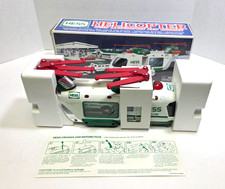 Vintage 2001 Hess Toy Truck Helicopter w/Motorcycle & Cruiser - NIB!