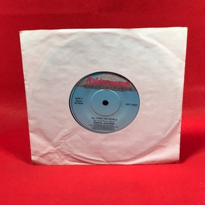 CHUCK JACKSON  All Over The World  1999 UK 7'' vinyl single 45 record Achievement