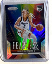 PAIGE BUECKERS #F-1 2024-25 Panini NIL FEARLESS HOLO Silver Prizm UConn