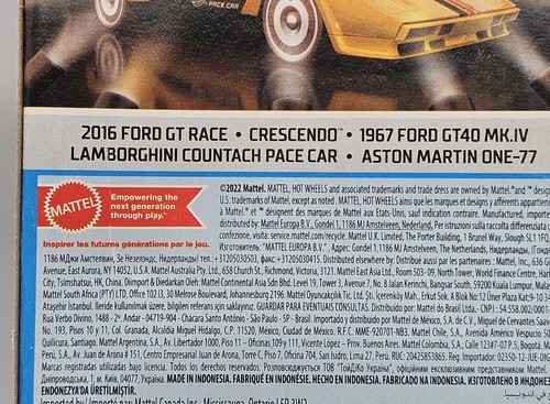 HOT WHEELS 2022 Motor Show & Ford Mustang Set Confezione da 5 Ea ~ NUOVO SIGILLATO - Foto 7 di 8