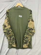 Rothco Men's Olive/camo Military  Combat Shirt Tactical Protective Wear MED SZ.