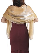 Women's Shawls and Wraps for Evening Dresses Sparkling Wedding Scarf Sheer Br...