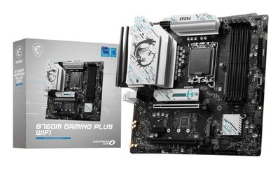 MSI Mainboard B760M GAMING PLUS WIFI - micro ATX - Socket LGA1700 - Intel B760