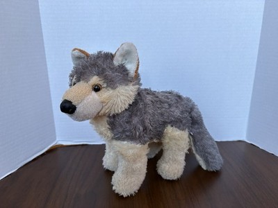 Aurora World Plush Timber Wolf 10  Wily Wolf Grey Tan