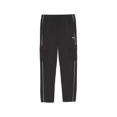 PUMA Sport Woven Cargo Pants Womens Black Casual Athletic Bottoms 68812501