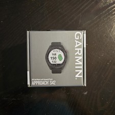 Garmin Approach S42 GPS Golf Watch with Gunmetal Finish