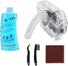 Bike Chain Scrubber Set - Bicycle Chain CLEANING AGENT- 10 OZ Bike Chain Cleaner