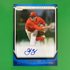 Josh Zeid 2011 Topps Pro Debut Solo Signature RC Auto Card #SSA-JZ