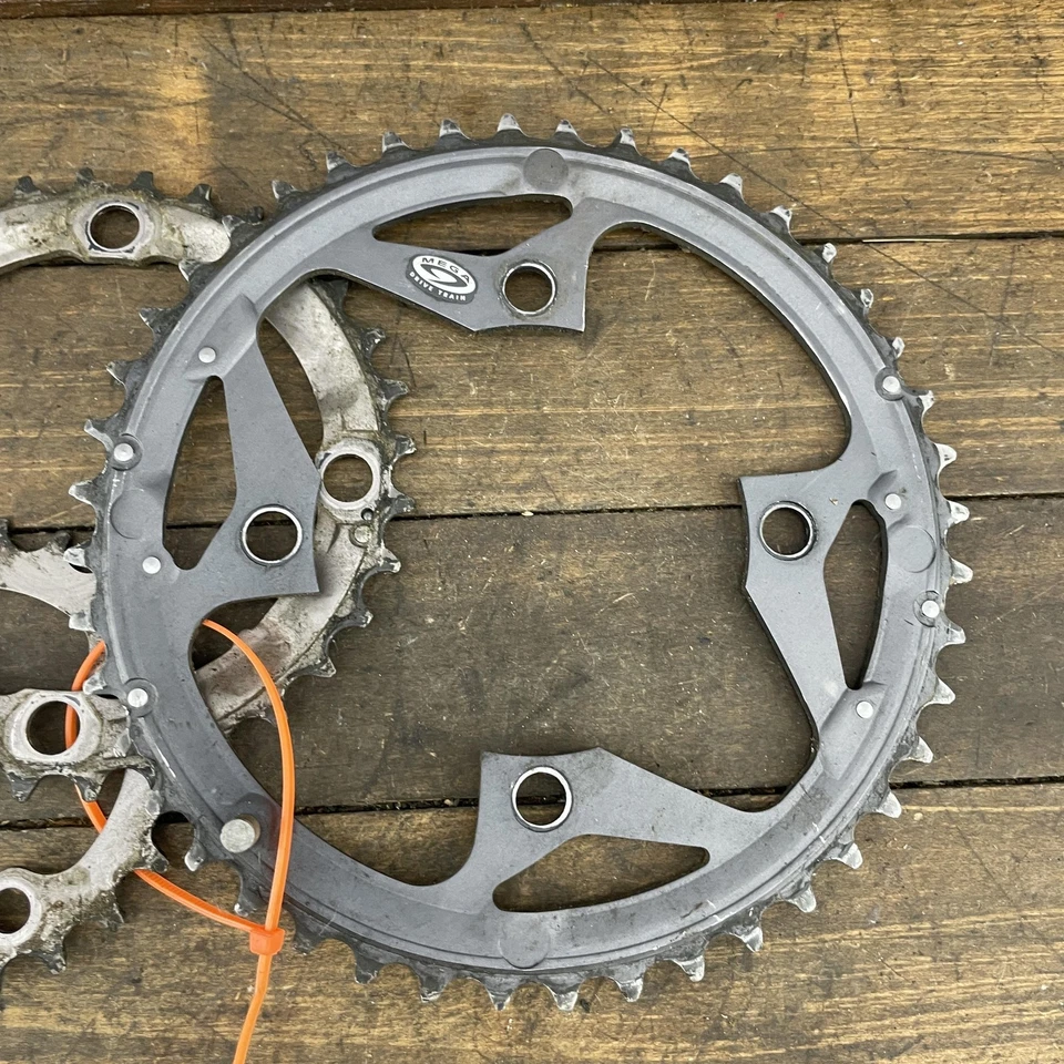 禧玛诺 Deore LX 链环套装三重 44/32/22T 104/64 BCD MTB MegaDrive — 第 3/4 张图片