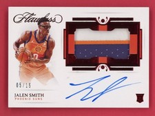 2020-21 Panini Flawless Jalen Smith RPA RC Patch Auto /15 Ruby Rookie Autograph