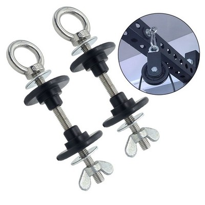 Widerstandsband Peg Set für Power Rack mit variablem Durchmesser Loch 2 Stück
