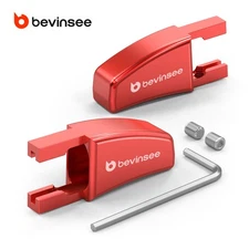 Red Seat Release Lever Knob Latch Handle Kit For FORD MUSTANG 2005-2014