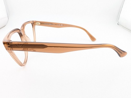 Emporio Armani Eyeglasses, Frames Only, EA 3208 5069, 54-16-140, Clear Brown - Picture 5 of 18