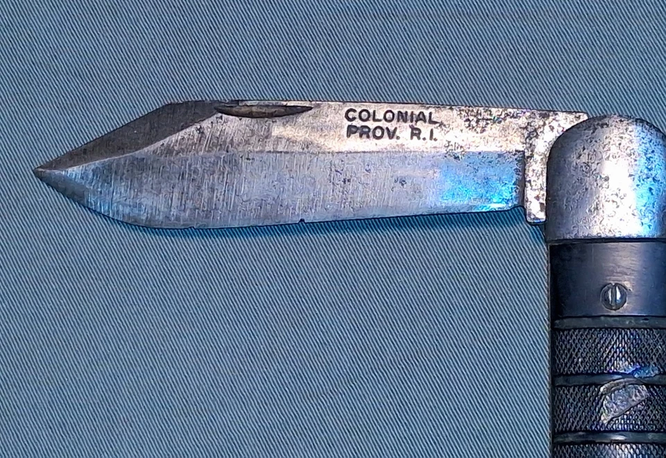 NAVAJA DE BOLSILLO PLEGABLE COLONIAL WW2 NAVY PILOTS SURVIAL  Foto 2 de 4