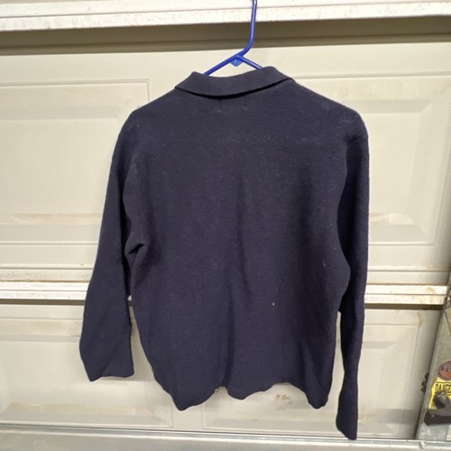 Men Alfani Wool Mark Made In Japan  Zip Up Sweater XL  - Picture 19 of 19