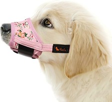 Dog Muzzle,Soft Nylon Muzzle Anti Biting Barking Chewing,Air Mesh Breathable New