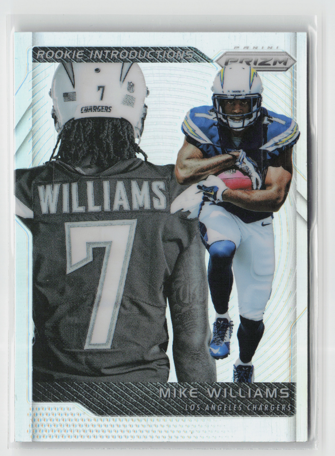 2017 Panini Prizm #18 Mike Williams Rookie Introductions Silver Prizm