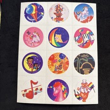 Vintage LISA FRANK Sticker Sheet - Rare