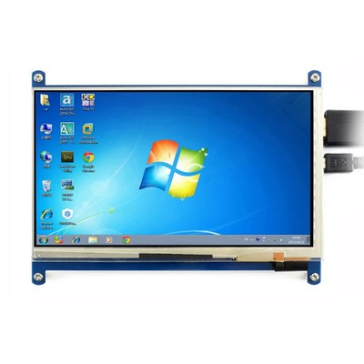 WAVESHARE 7 Inch HDMI LCD (C) 1024×600 Touch Screen  for Raspberry Pi Supports V