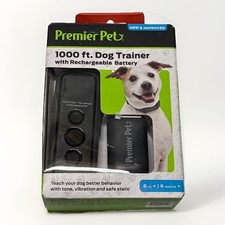 Premiere Pet 1000ft Dog Trainer System Training Collar with Remote New FreeShip