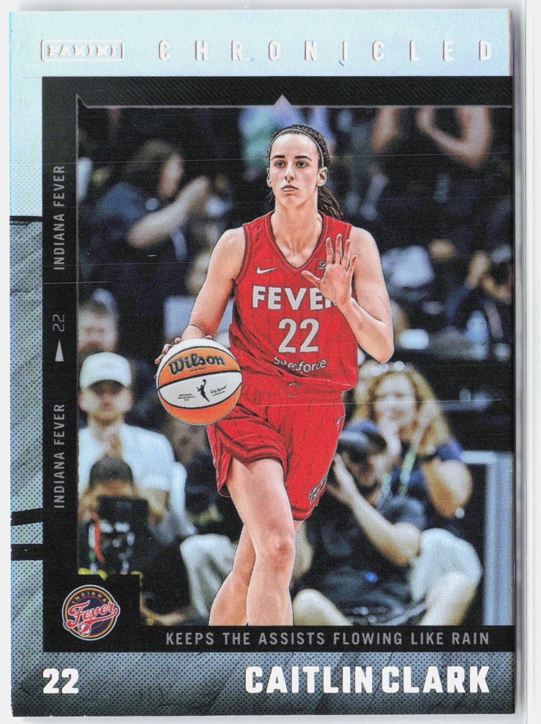 2025 Panini Caitlin Clark Chronicled #43 Caitlin Clark Holo