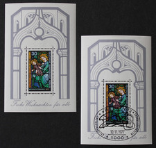 Berlín: 2x Michel Bloque Nº 6, MNH Y MATASELLADO (ESST), de 1977