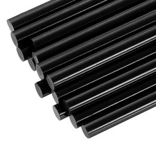 32 Pcs Mini Hot Glue Sticks, 0.28" Dia x 3.94" Long EVA Sticks, Black 0.30 per stick