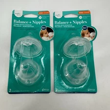 Evenflo Feeding Balance Plus Fast Flow Wide Neck Bottles Nipples 8m+ Pack Of 2