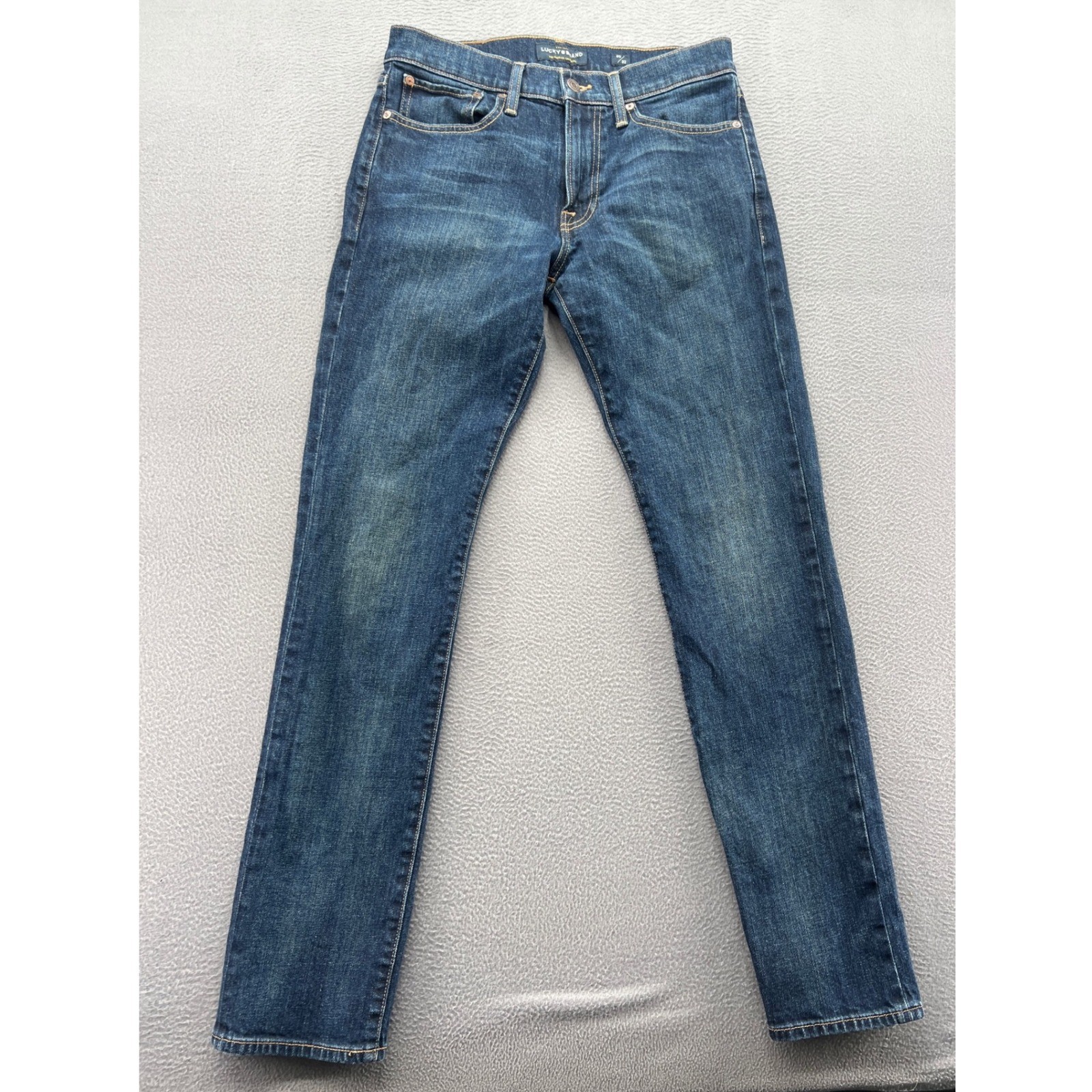 Mens Straight Leg Dark Wash Denim 30x32