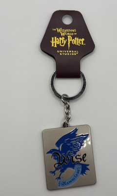 Universal Studios Harry Potter Ravenclaw Wise House Crest Collector Keychain