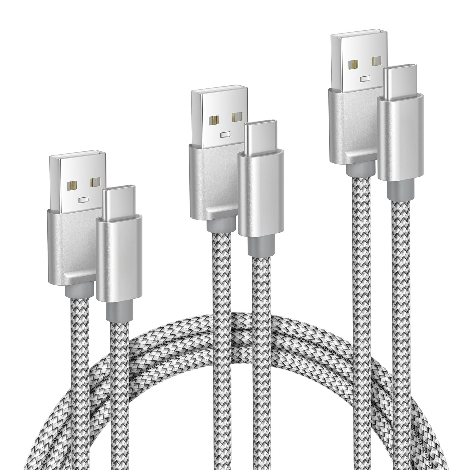 iPhone 17 17e Pro Max Charging Cable 1.5/3.3/6.6FT 3Pack,USB A to Type C Car ...